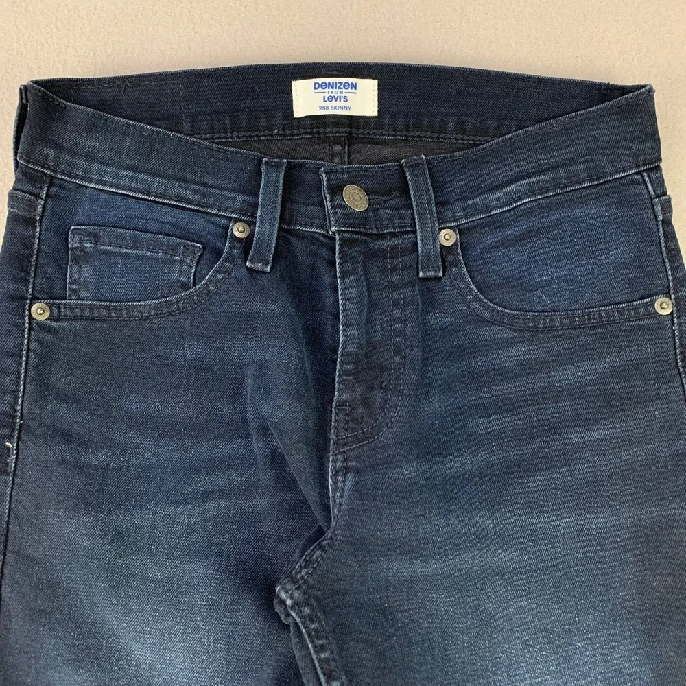 Denizen by Levi's Jeans 288 Skinny Mens 28x30 Dark Blue Denim Stretch Casual